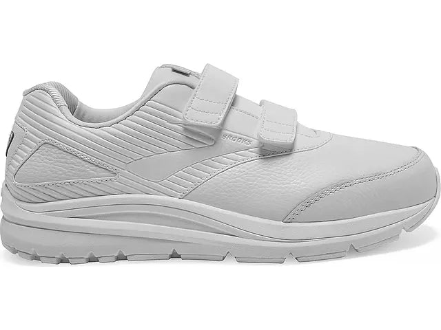 Men's Brooks Addiction Walker V-Strap 2, White/White, 11 D Medium