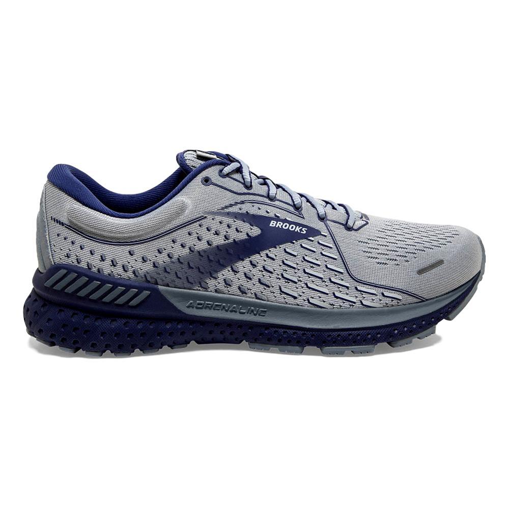 Men's Brooks Adrenaline GTS 21, Grey/Blue, 10 D Medium