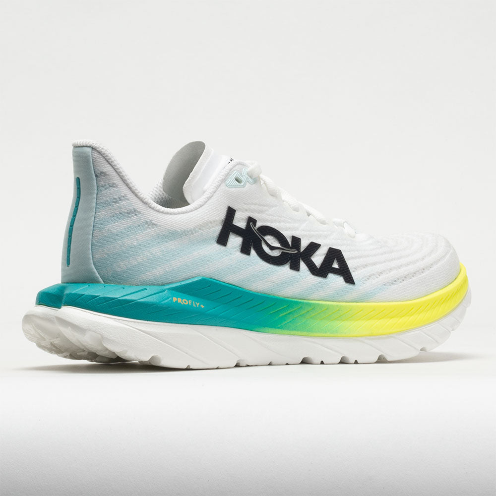 HOKA Mach 5 Men's  White/Blue Glass
