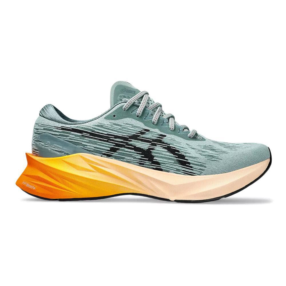 Men's Asics Novablast 3, Ocean Haze/Black, 13 D Medium