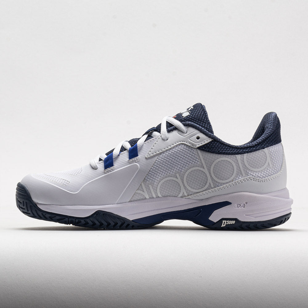 Diadora Trofeo 2 Pickleball Men's  White/Surf the Web/Blue Corsair