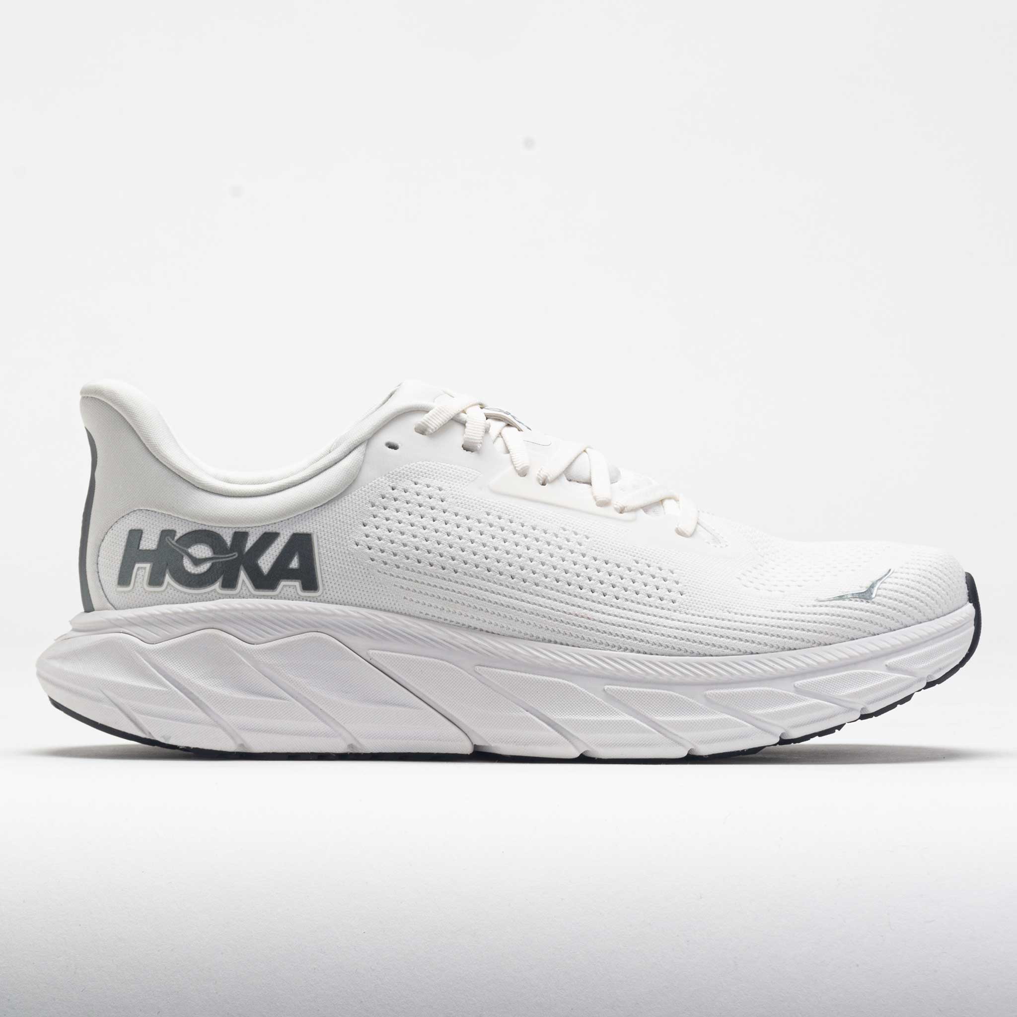 HOKA Arahi 7 Men's  Blanc de Blanc/Steel Wool