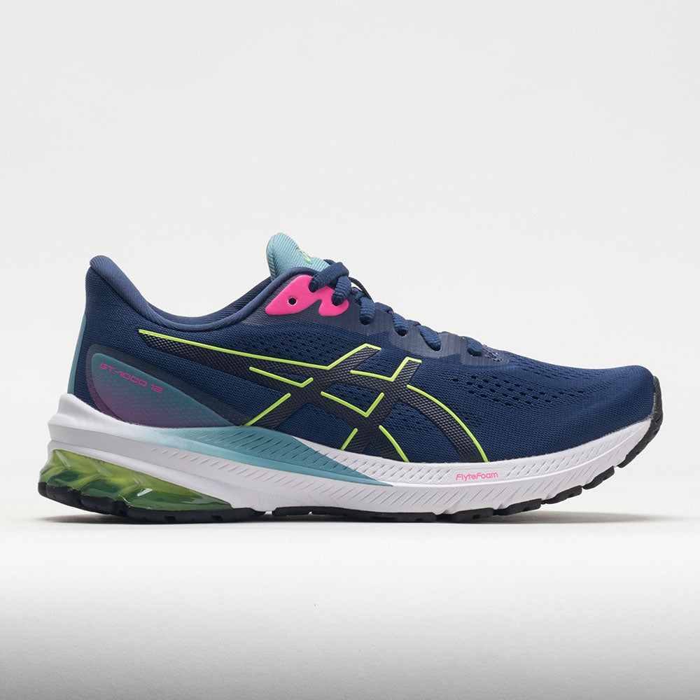ASICS GT-1000 12 Women's  Deep Ocean/Lime Green
