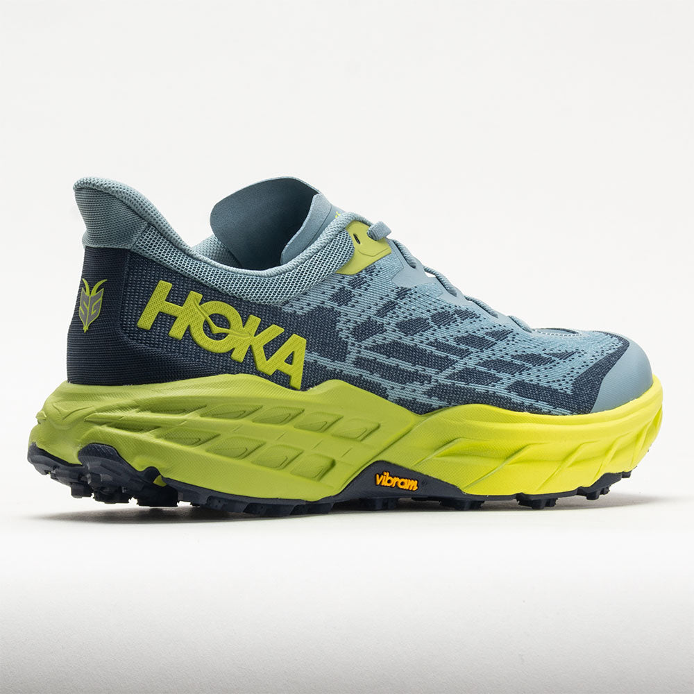 HOKA Speedgoat 5 Men's  Stone Blue/Dark Citron