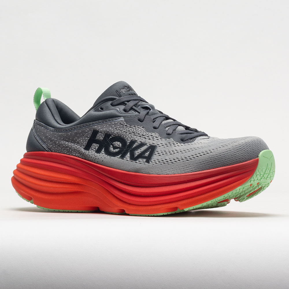 HOKA Bondi 8 Men's  Castlerock/Flame