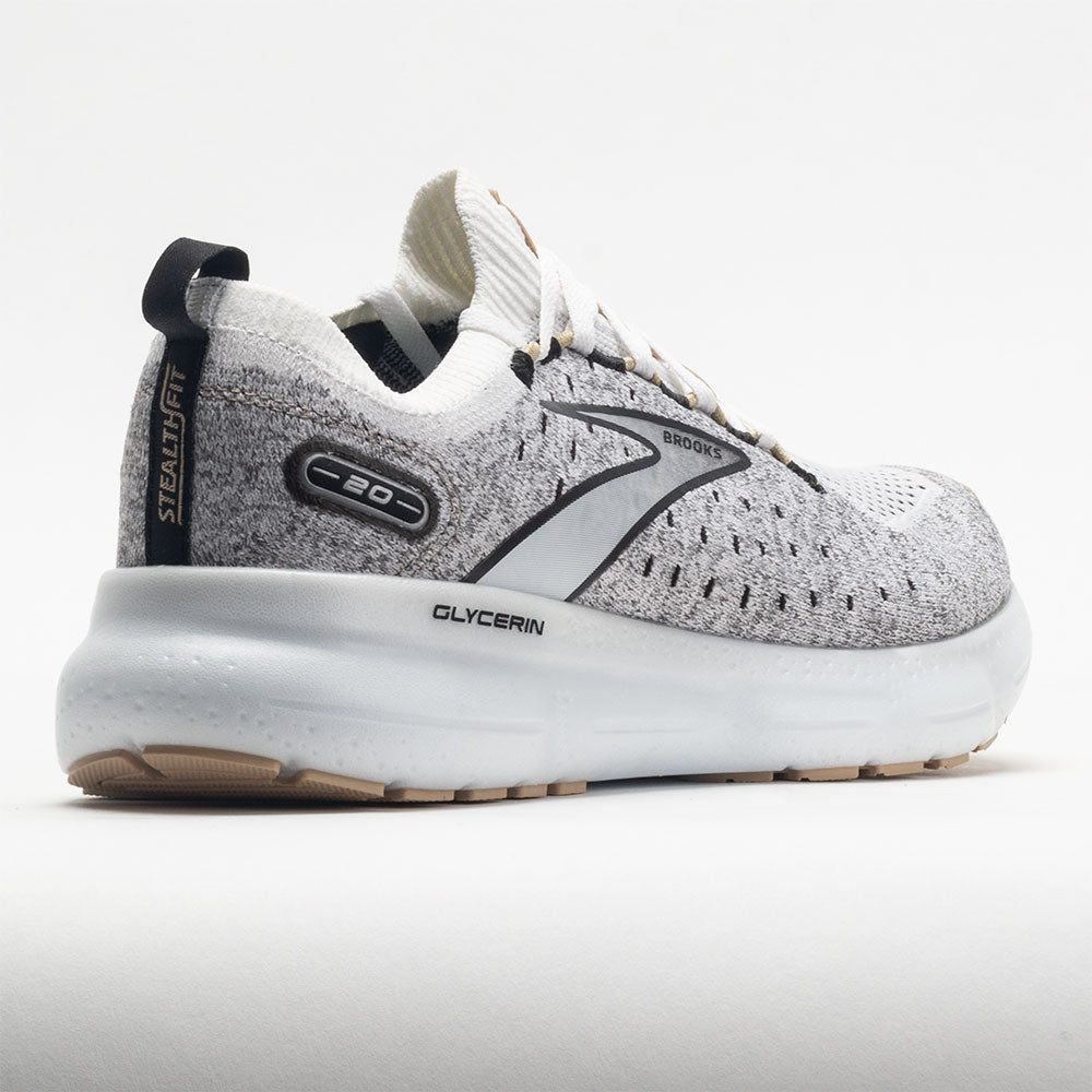 Brooks Glycerin StealthFit 20 Women's  White/Black/Cream